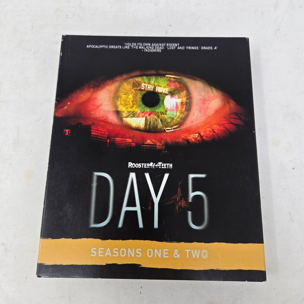 Rooster Teeth Day 5 Seasons One & Two Blu-ray 4-Disc Set Sci-Fi Series